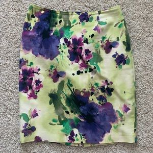 Jones New York watercolor pencil skirt